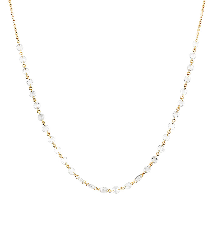 שרשרת זהב צהוב יהלומי רוז קאט RITA NECKLACE