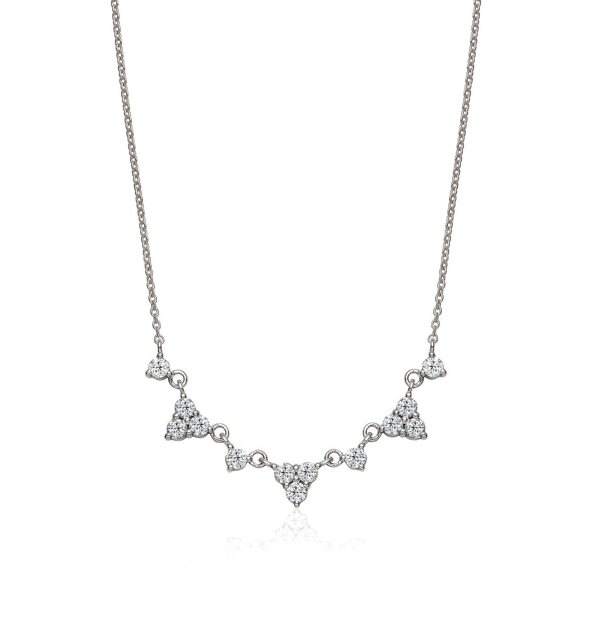 Lany diamond necklace white gold